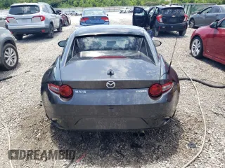 2020 Mazda MX-5 Miata RF Grand Touring with VIN JM1NDAM71L0411211, listed as a Copart auction lot 58496834 with 0 mi miles and Salvage Title. Bid and sale history available at carsss.com. Image 6.