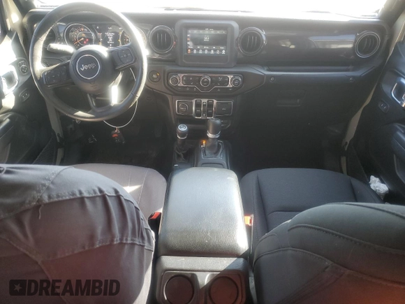 2022 Jeep Gladiator Willys with VIN 1C6HJTAG8NL170875, listed as a Copart auction lot 42949515 with 27,770 mi miles and Salvage title. Bid and sale history available at DreamBid. Image 8.
