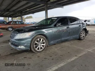 2007 Lexus LS 460 with VIN JTHBL46F375029281, listed as a Copart auction lot 49643425 with 234,767 mi miles and Clean Title. Bid and sale history available at carsss.com. Image 1.
