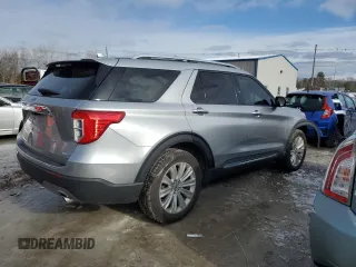 2020 Ford Explorer Limited with VIN 1FMSK8FH6LGB37482, listed as a Copart auction lot 42230385 with 61,392 mi miles and Salvage Title. Bid and sale history available at carsss.com. Image 3.