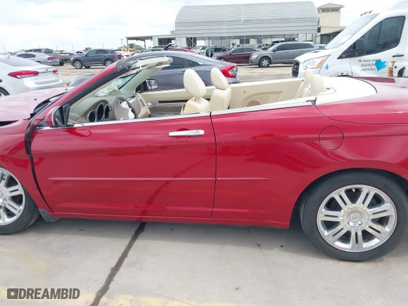 2008 Chrysler Sebring Limited with VIN 1C3LC65M28N268411, listed as a IAAI auction lot 41877805 with 110,886 mi miles. Bid and sale history available at carsss.com. Image 13.