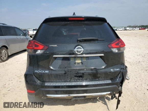 2019 Nissan Rogue SV with VIN JN8AT2MV4KW384334, listed as a Copart auction lot 51304765 with 90,144 mi miles and Salvage Title. Bid and sale history available at carsss.com. Image 6.