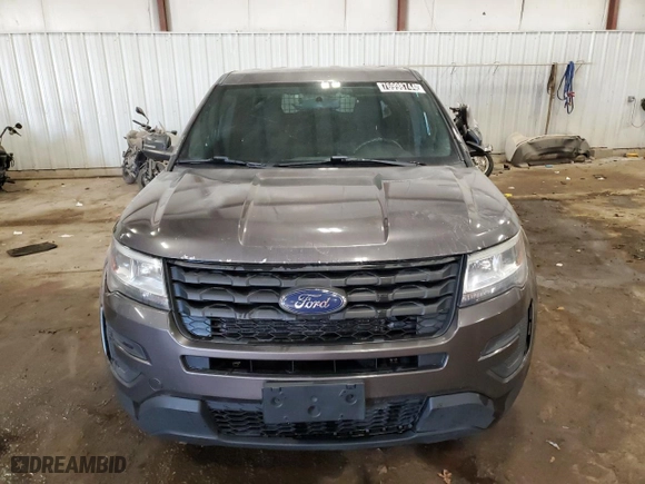 2017 Ford Police Interceptor Utility with VIN 1FM5K8AT3HGC58339, listed as a Copart auction lot 76998744 with 92,636 mi miles and Clean Title. Bid and sale history available at carsss.com. Image 5.