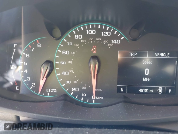 2022 Chevrolet Trax LT with VIN KL7CJPSM8NB517820, listed as a IAAI auction lot 41595783 with 49,101 mi miles. Bid and sale history available at carsss.com. Image 7.