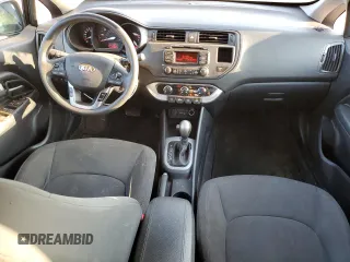 2014 Kia Rio EX with VIN KNADN5A34E6325423, listed as a Copart auction lot 69116324 with 104,083 mi miles and Salvage Title. Bid and sale history available at carsss.com. Image 8.