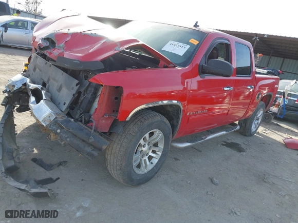 2007 Chevrolet Silverado 1500 LT w/1LT with VIN 2GCEC13C371733814, listed as a IAAI auction lot 41423813 with 1 mi miles. Bid and sale history available at carsss.com. Image 18.