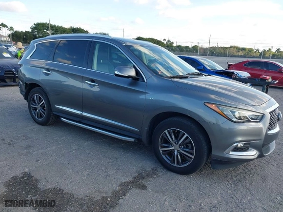2018 Infiniti QX60 with VIN 5N1DL0MNXJC501312, listed as a IAAI auction lot 41510447 with 63,052 mi miles. Bid and sale history available at carsss.com. Image 1.