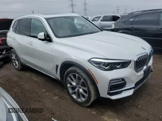 2019 BMW X5 xDrive40i with VIN 5UXCR6C50KLL34400, listed as a Copart auction lot 52299795 with 60,439 mi miles and Salvage Title. Bid and sale history available at carsss.com. Image 4.
