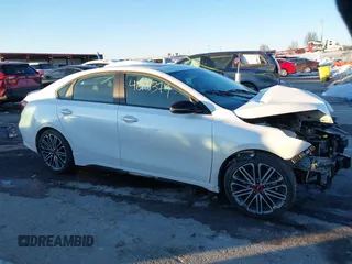 2023 Kia Forte GT with VIN 3KPF44AC3PE539891, listed as a IAAI auction lot 41328379 with 40,238 mi miles and . Bid and sale history available at carsss.com. Image 13.