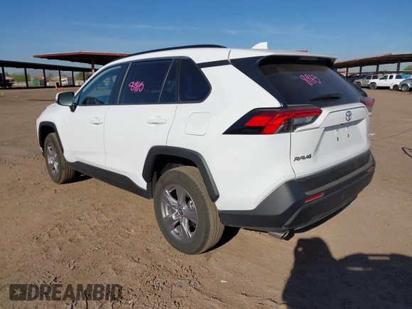 2025 Toyota RAV4 XLE with VIN 2T3W1RFV9SW366293, listed as a IAAI auction lot 41896395 with 10,315 mi miles. Bid and sale history available at carsss.com. Image 3.