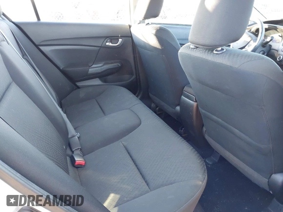 2014 Honda Civic Sedan LX with VIN 19XFB2F57EE083346, listed as a IAAI auction lot 41265072 with 164,121 mi miles. Bid and sale history available at carsss.com. Image 8.