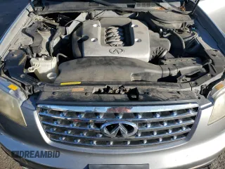 2006 Infiniti FX Options with VIN JNRBS08W66X400740, listed as a Copart auction lot 78511434 with 184,701 mi miles and Salvage Title. Bid and sale history available at DreamBid. Image 12.