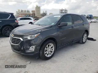 2020 Chevrolet Equinox LS with VIN 2GNAXFEV5L6241529, listed as a Copart auction lot 57752745 with 138,658 mi miles and Salvage title. Bid and sale history available at DreamBid. Image 1.