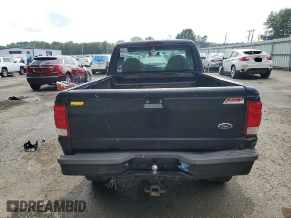 2000 Ford Ranger XL with VIN 1FTYR10V8YPA69175, listed as a Copart auction lot 55406755 with 218,143 mi miles and Salvage Title. Bid and sale history available at carsss.com. Image 6.