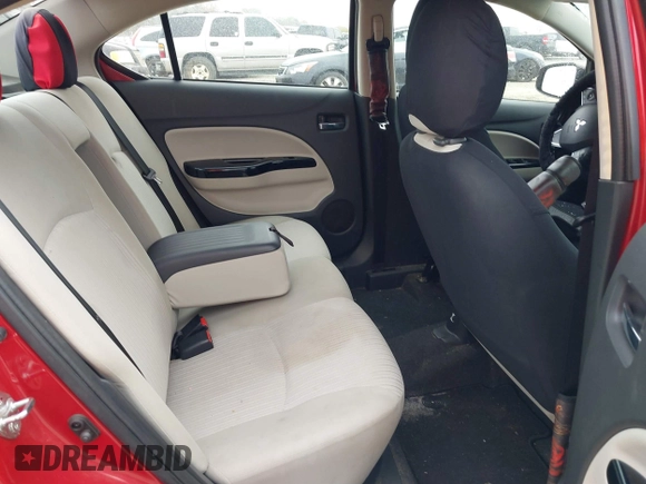 2018 Mitsubishi Mirage G4 SE with VIN ML32F4FJ8JHF08515, listed as a IAAI auction lot 41126359 with 115,006 mi miles. Bid and sale history available at carsss.com. Image 8.