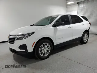 2024 Chevrolet Equinox LS with VIN 3GNAXHEGXRL161340, listed as a Copart auction lot 55029395 with 23,935 mi miles and Clean Title. Bid and sale history available at DreamBid. Image 1.