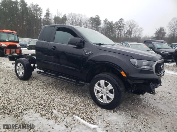 2022 Ford Ranger XL with VIN 1FTER1FHXNLD39515, listed as a Copart auction lot 89262425 with 12,122 mi miles and Salvage Title. Bid and sale history available at carsss.com. Image 4.