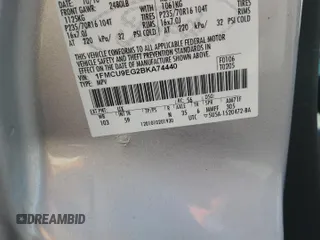 2011 Ford Escape Limited with VIN 1FMCU9EG2BKA74440, listed as a Copart auction lot 61081835 with 136,933 mi miles and Salvage title. Bid and sale history available at DreamBid. Image 13.