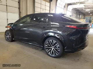 2023 Lexus RZ with VIN JTJAAAAB7PA002286, listed as a Copart auction lot 76578644 with 2,452 mi miles and Salvage Title. Bid and sale history available at carsss.com. Image 2.