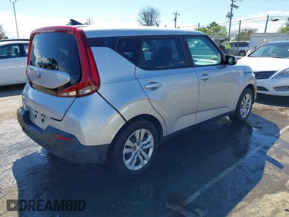 2020 Kia Soul S with VIN KNDJ23AU2L7004287, listed as a IAAI auction lot 41812245 with 125,712 mi miles. Bid and sale history available at carsss.com. Image 4.