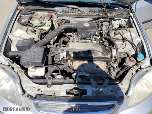 1997 Honda Civic DX with VIN 2HGEJ6628VH564241, listed as a Copart auction lot 50257155 with 151,907 mi miles and Clean Title. Bid and sale history available at carsss.com. Image 11.