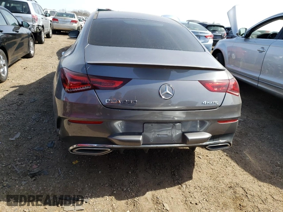 2022 Mercedes-Benz CLA 250 with VIN W1K5J4HB4NN320972, listed as a Copart auction lot 45716414 with 23,363 mi miles and . Bid and sale history available at DreamBid. Image 6.