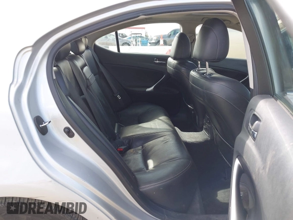 2009 Lexus IS 250 with VIN JTHBK262295092475, listed as a IAAI auction lot 41922188 with 151,014 mi miles and . Bid and sale history available at DreamBid. Image 8.