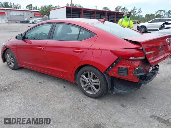 2018 Hyundai Elantra SEL with VIN 5NPD84LF9JH311710, listed as a IAAI auction lot 41680156 with 107,269 mi miles and . Bid and sale history available at DreamBid. Image 3.
