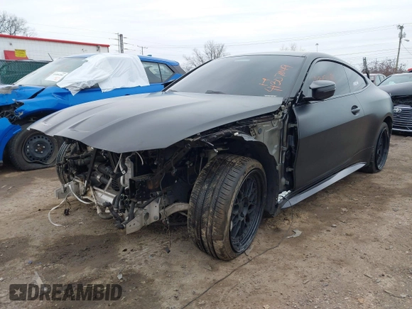 2023 BMW M4 Competition xDrive z VIN WBS43AZ04PCL58351, wystawiony jako IAAI lot #41307049 z przebiegiem 33 207 mil mil oraz . Historia ofert i sprzedaży dostępna na DreamBid. Obrazek 2.