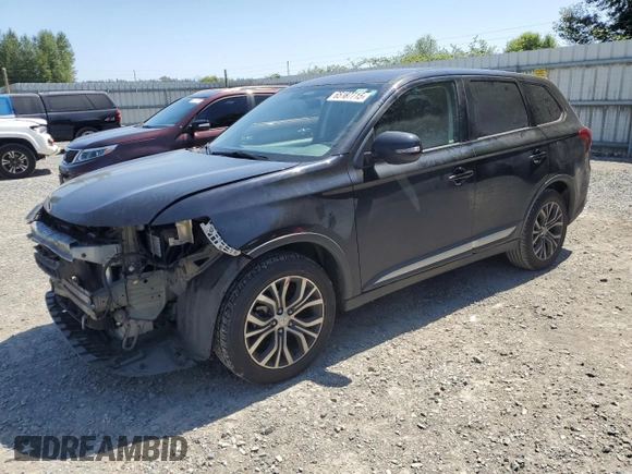 2018 Mitsubishi Outlander ES with VIN JA4AZ3A36JZ041387, listed as a Copart auction lot 65187715 with 132,876 mi miles and Salvage title. Bid and sale history available at DreamBid. Image 1.