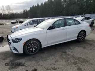 2023 Mercedes-Benz E 350 with VIN W1KZF8EB3PB150199, listed as a Copart auction lot 46922695 with 20,487 mi miles and Salvage Title. Bid and sale history available at DreamBid. Image 1.