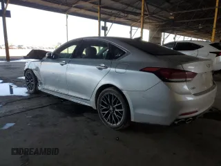 2019 Genesis G80 3.8L with VIN KMTFN4JE3KU309522, listed as a Copart auction lot 53873965 with 91,248 mi miles and Clean Title. Bid and sale history available at carsss.com. Image 2.