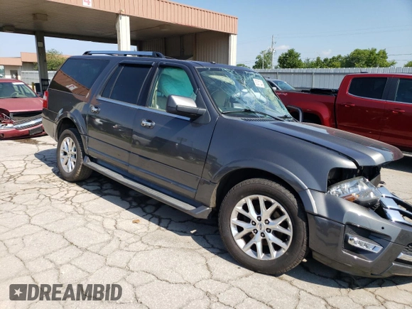 2015 Ford Expedition EL Limited with VIN 1FMJK2AT1FEF51001, listed as a Copart auction lot 62021754 with 0 mi miles and Salvage Title. Bid and sale history available at carsss.com. Image 4.