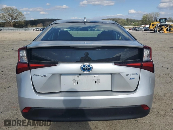 2021 Toyota Prius L Eco with VIN JTDKAMFU1M3142143, listed as a Copart auction lot 55662845 with 96,422 mi miles and Salvage Title. Bid and sale history available at DreamBid. Image 6.