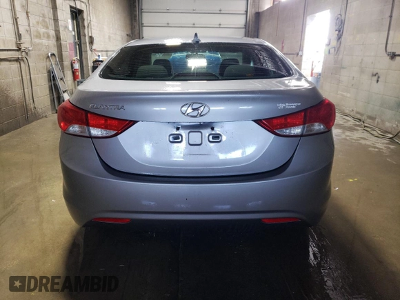 2012 Hyundai Elantra Limited with VIN KMHDH4AE8CU185970, listed as a Copart auction lot 65703595 with 153,374 mi miles and Clean title. Bid and sale history available at DreamBid. Image 6.