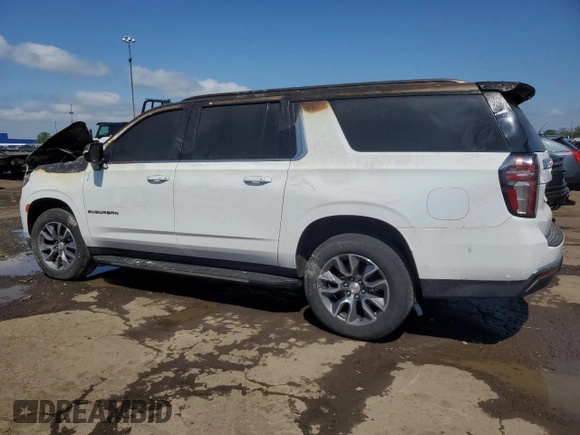 2022 Chevrolet Suburban LS z VIN 1GNSKBKD2NR226789, wystawiony jako Copart lot #54896545 z przebiegiem Nie podano mil oraz Nie do naprawy • Non repairable. Historia ofert i sprzedaży dostępna na DreamBid. Obrazek 2.