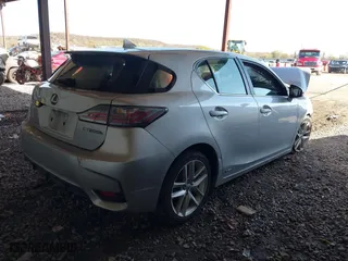 2014 Lexus CT 200h Hybrid with VIN JTHKD5BH7E2195196, listed as a IAAI auction lot 40800167 with 1 mi miles. Bid and sale history available at carsss.com. Image 4.