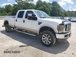 2008 Ford F-350 XL with VIN 1FTWW31R48ED01201, listed as a Copart auction lot 60635065 with 297,768 mi miles and Salvage title. Bid and sale history available at DreamBid. Image 4.