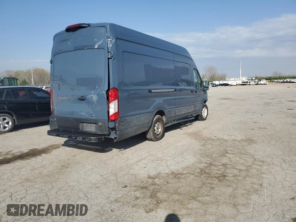 2019 Ford Transit with VIN 1FTYR3XM6KKB78599, listed as a Copart auction lot 49303705 with 83,607 mi miles and Salvage Title. Bid and sale history available at carsss.com. Image 3.