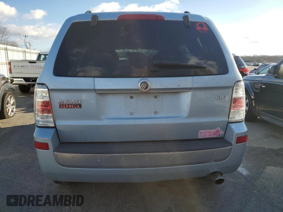 2009 Mercury Mariner with VIN 4M2CU91799KJ16293, listed as a Copart auction lot 45214675 with 159,380 mi miles and Salvage Title. Bid and sale history available at carsss.com. Image 6.