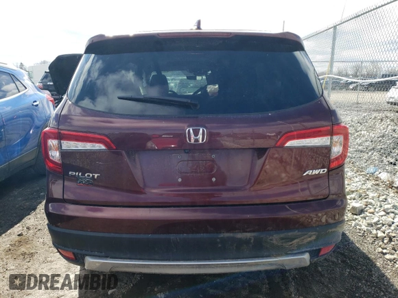 2021 Honda Pilot EX-L with VIN 5FNYF6H5XMB083268, listed as a Copart auction lot 46654345 with 43,273 mi miles and Salvage title. Bid and sale history available at DreamBid. Image 6.