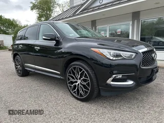 2020 Infiniti QX60 Luxe with VIN 5N1DL0MM1LC529252, listed as a IAAI auction lot 42315801 with 183,499 mi miles and . Bid and sale history available at DreamBid. Image 1.