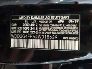 2019 Mercedes-Benz A 220 with VIN WDD3G4FB6KW018629, listed as a Copart auction lot 55571545 with Not provided miles and Non repairable. Bid and sale history available at DreamBid. Image 13.