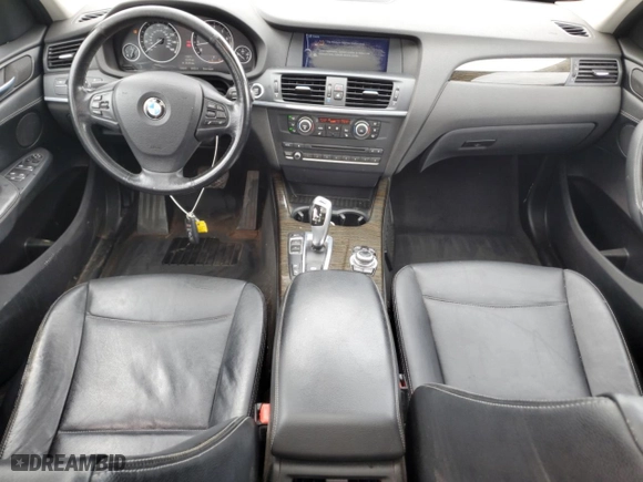2013 BMW X3 xDrive28i with VIN 5UXWX9C51D0A11095, listed as a Copart auction lot 53869505 with 136,841 mi miles and Clean Title. Bid and sale history available at carsss.com. Image 8.