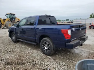 2024 Nissan Titan SV with VIN 1N6AA1EC8RN111919, listed as a Copart auction lot 62330195 with 1,866 mi miles and Salvage title. Bid and sale history available at DreamBid. Image 2.