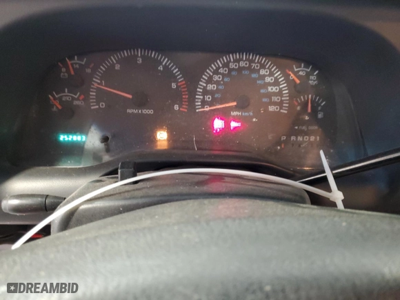1999 Dodge Ram 1500 with VIN 1B7HC13Z4XJ633521, listed as a Copart auction lot 89178025 with 252,883 mi miles and Salvage Title. Bid and sale history available at carsss.com. Image 9.