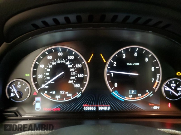 2018 BMW X4 xDrive28i with VIN 5UXXW3C53J0Y65759, listed as a Copart auction lot 52845995 with 109,965 mi miles and Salvage title. Bid and sale history available at DreamBid. Image 9.