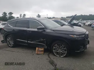 2024 Acura MDX Advance with VIN 5J8YE1H89RL022239, listed as a Copart auction lot 65220594 with Not provided miles and Non repairable. Bid and sale history available at DreamBid. Image 4.