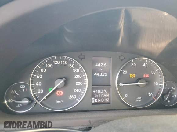 2006 Mercedes-Benz C with VIN WDBRF54J96F745713, listed as a Copart auction lot 70890424 with 44,335 mi miles and Clean Title. Bid and sale history available at DreamBid. Image 9.