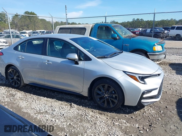 2024 Toyota Corolla SE with VIN 5YFS4MCE3RP214785, listed as a IAAI auction lot 41468507 with 6,128 mi miles and . Bid and sale history available at DreamBid. Image 13.